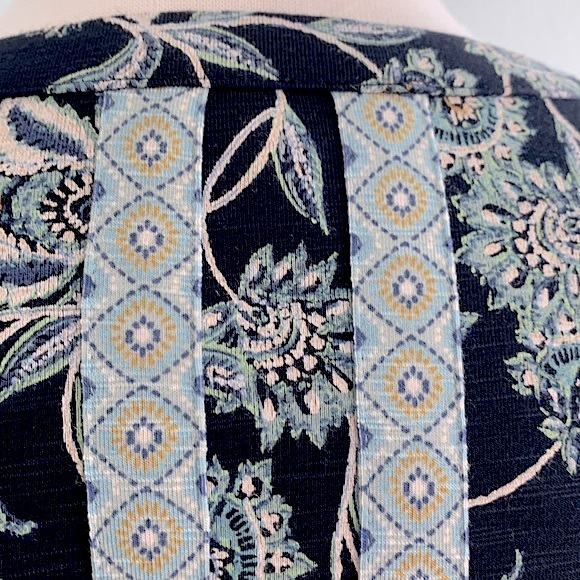 J Jill Floral Print Trimmed Knit Dress - Picture 9 of 14